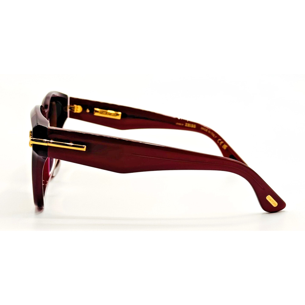 Tom Ford Sunglasses Icon TF1329 81F Violet Butterfly Brown Gradient Lens 55mm - Picture 7 of 16